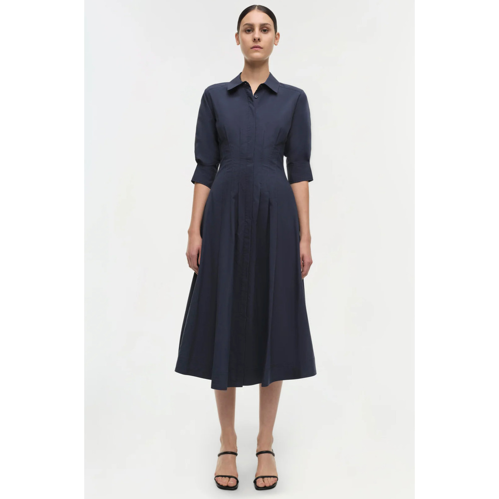Jonathan Simkhai Jazz Dress Midnight Navy L - Picture 5 of 7